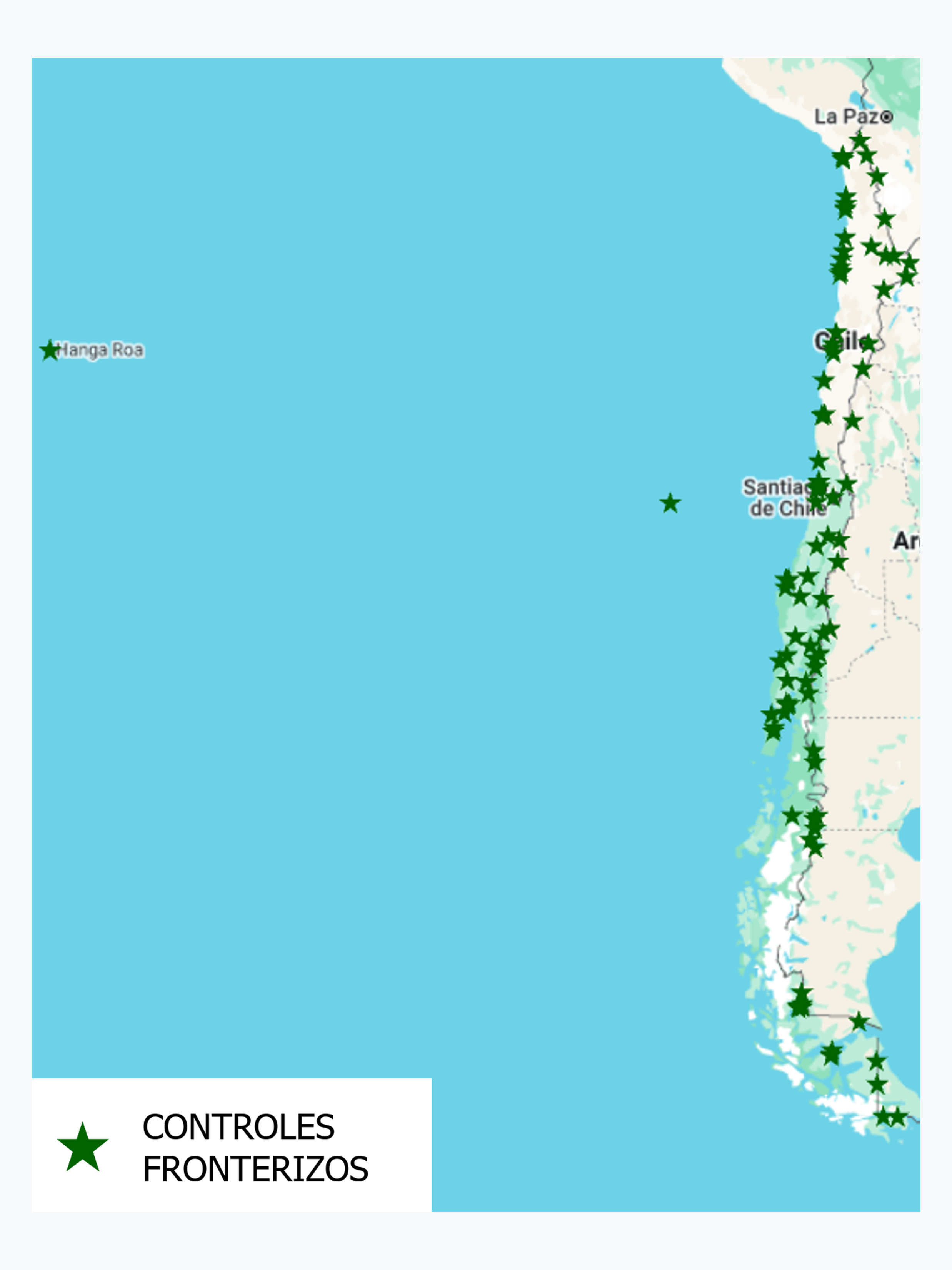 Servicio Web de Mapas - Controles fronterizos